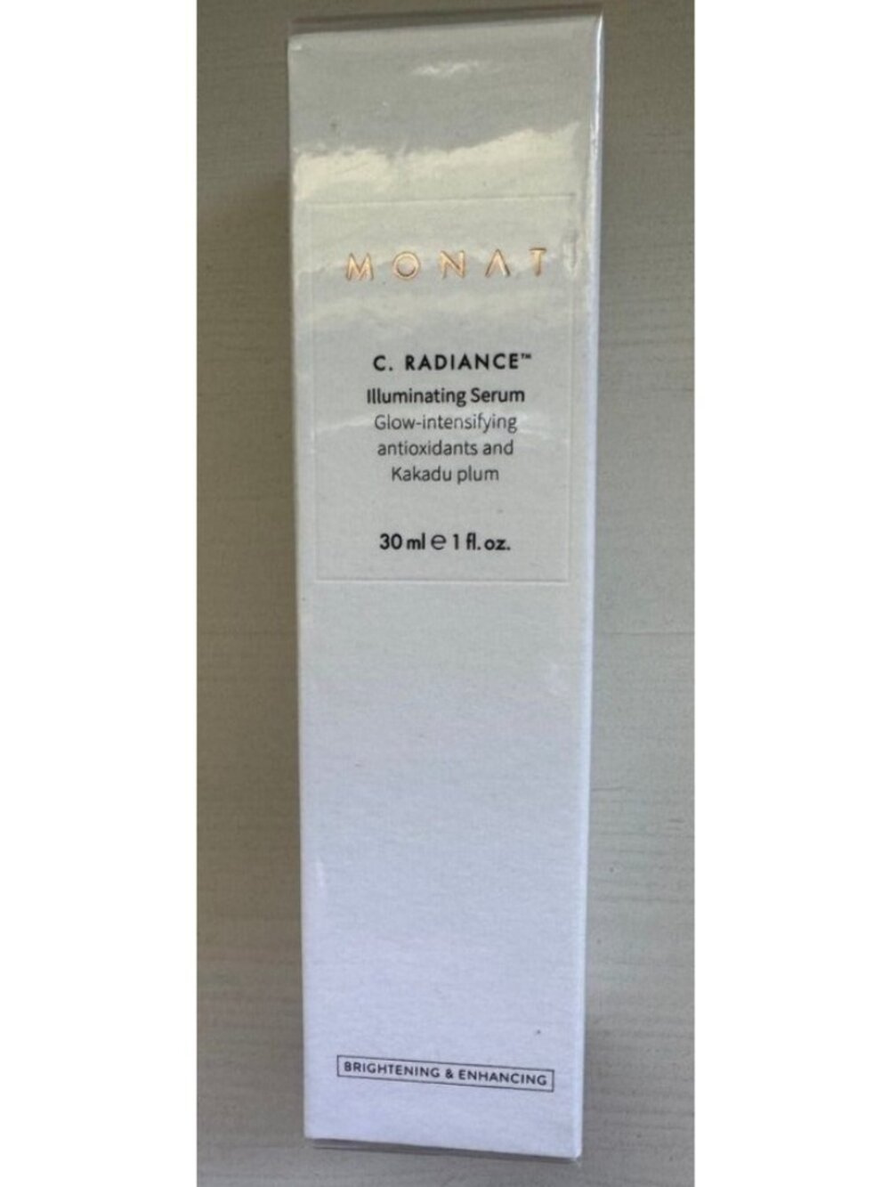 Monat C. Radiance Illuminating Serum Glow Intensifying 30 ml 1 fl oz New Sealed